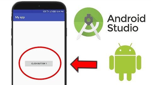 How to Make a Button in Android Studio | Android App Create Tutorials