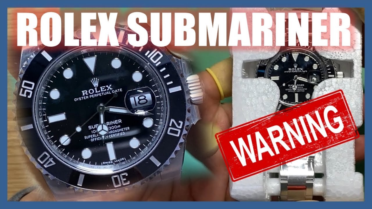 Fake ROLEX Submariner black date VSF (116610LN) - YouTube