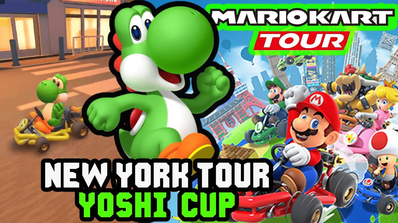Yoshi Racing Game Best Racing Games | New York Yoshi Cup (Mario Kart Tour) | Car Games ...