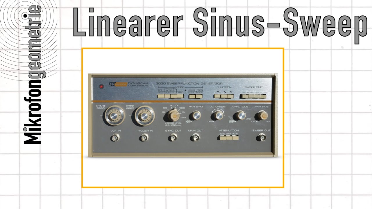 Der lineare Sinus-Sweep (Hörbeispiele und Herleitung) | Wobbeln Teil 1