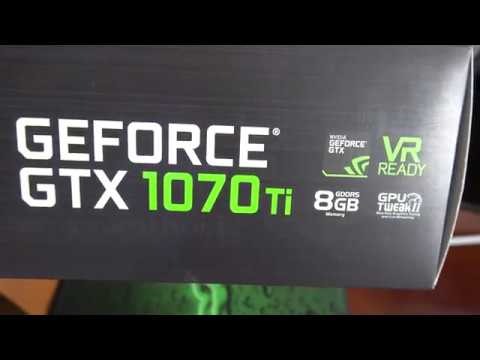 ASUS GeForce GTX 1070 Ti STRIX 8G-GAMING Unboxing Asus 1070 Ti Cerberus Vs Strix 2