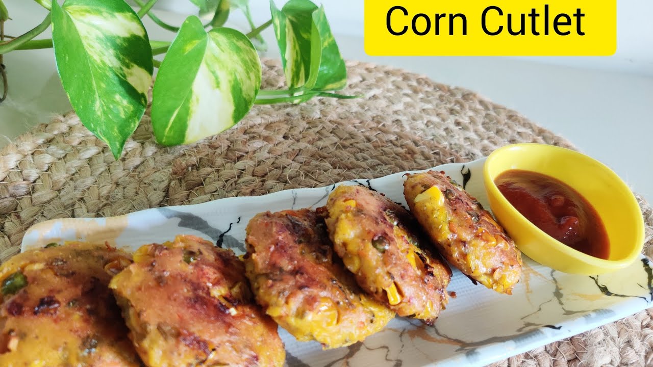 Corn Cutlet Recipe.Corn Kabab Recipe.How to make Crispy Corn Kabab