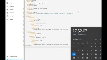 Home Assistant - Calendar events don