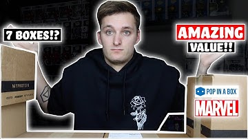 2 x MARVEL (3 Funko Pop!) Monthly Subscription - Pop in a Box