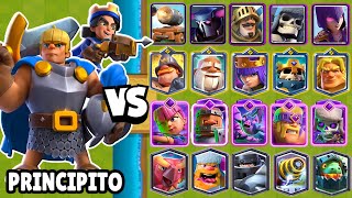 PRINCIPITO vs TODAS LAS CARTAS | NUEVO CAMPEON | 1 vs 1 | Clash Royale