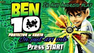 Ben 10 Protector of the earth game download in any android free screenshot 2
