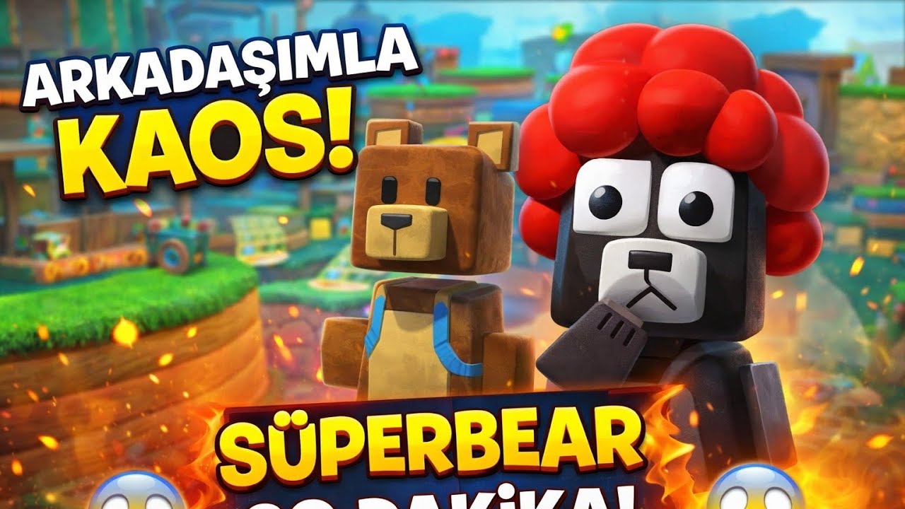 Süperbear’da Kaos Çıktı! 😂 Arkadaşımla Zorlu Parkurlar