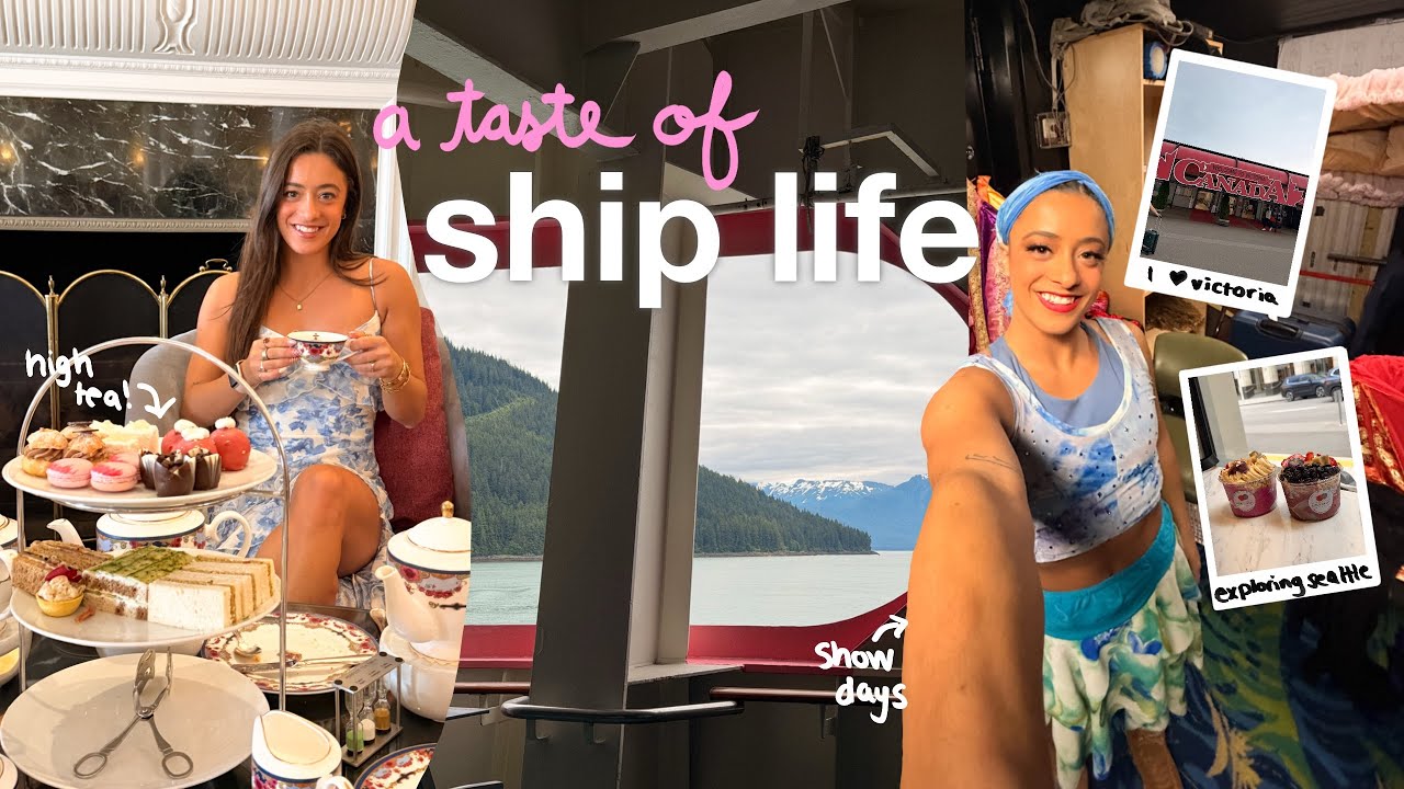 How I Feel About Working on a Cruise Ship Again 🛳️🏔️ work days, high tea + solo exploring seattle