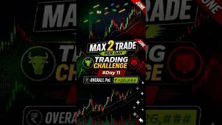 #day11 🔥June Nifty Option Trading Challenge | Max 2 Trades PerDay #trading #disciplinedtrader #live