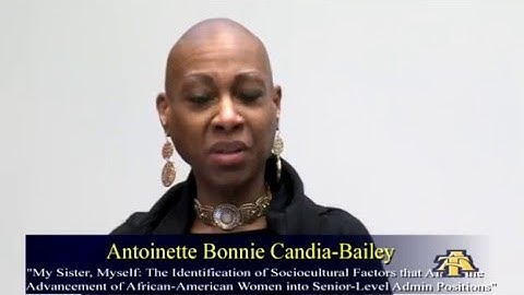 Antoinette Bonnie Candia-Bailey - NC A&T Thesis Competition 2016