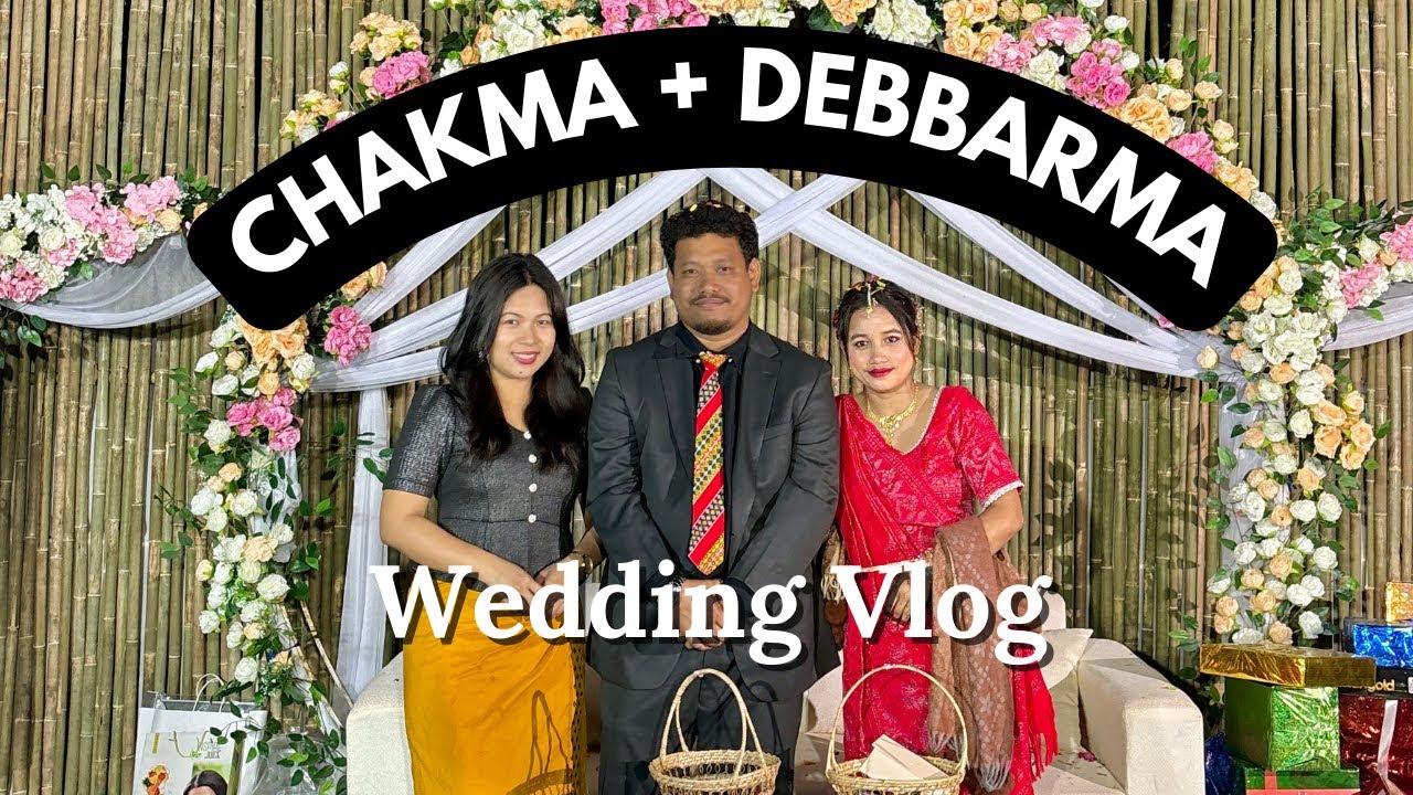Adwaita Chakma & Surmita Debbarma’s Wedding Vlog in Bhabania Kaami || Agartala bai aswk gana para