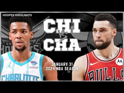 Chicago Bulls vs Charlotte Hornets Full Game Highlights | Jan 31 | 2024 NBA Season