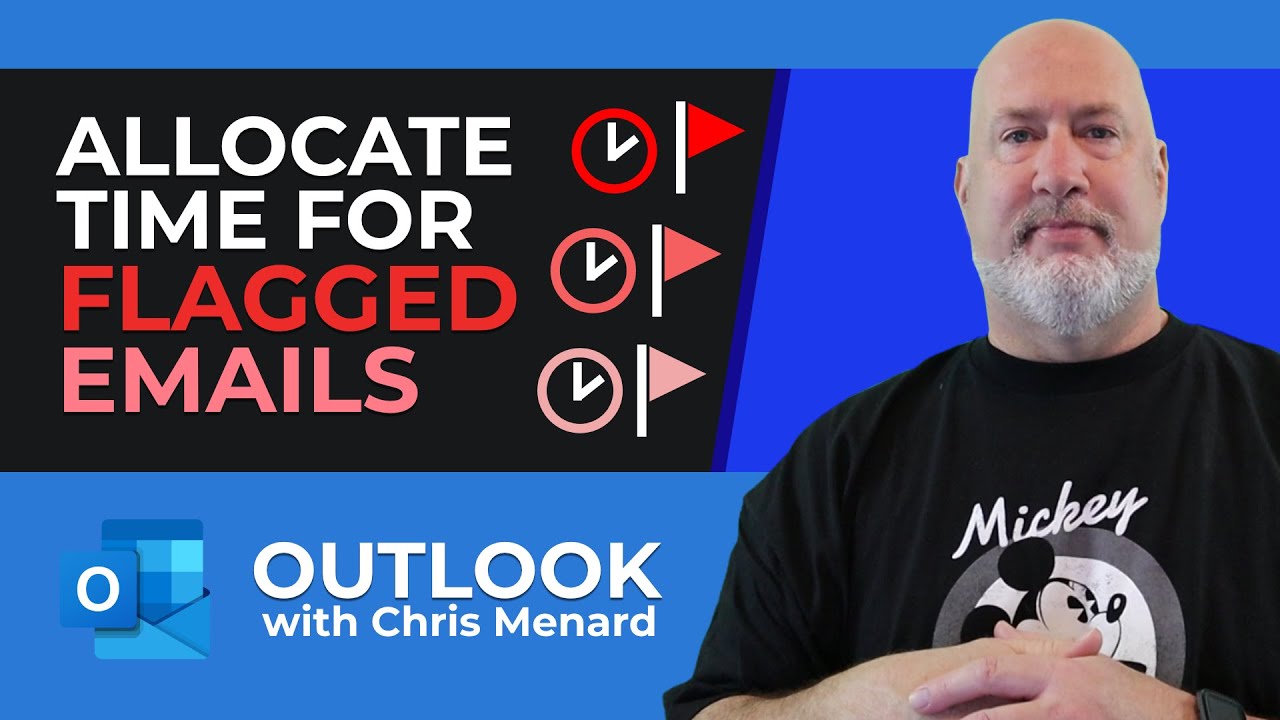 Outlook Allocate Time For Flagged Emails Time Management YouTube