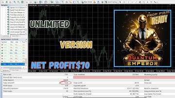 Quantum Emperor EA MT4 – Advanced GBPUSD Multi-Position Trading EA