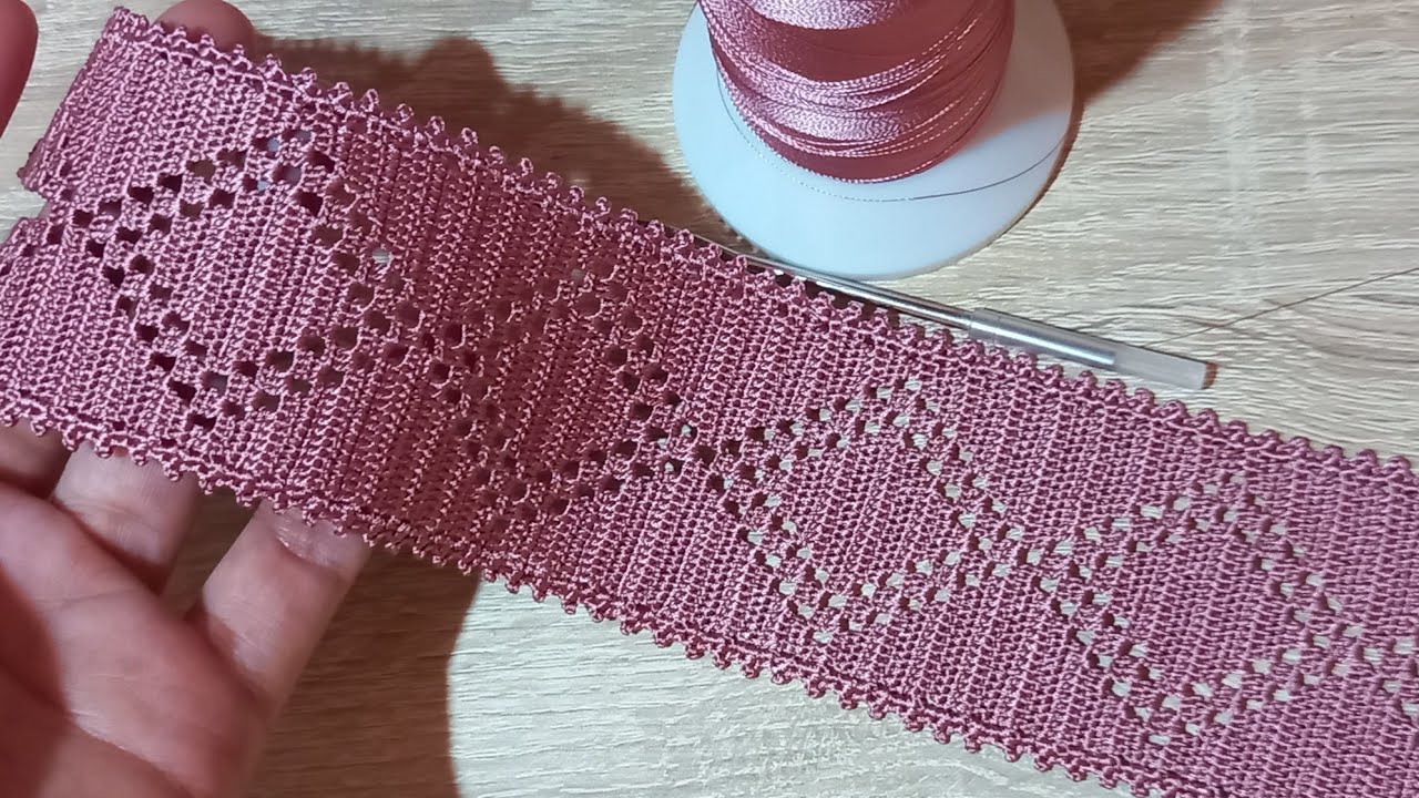 طوق الكوزة المدوبلة بشكل جميل وراقي مع رقية كروشي 🇲🇦