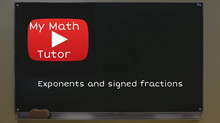 ALEKS | Exponents and signed fractions