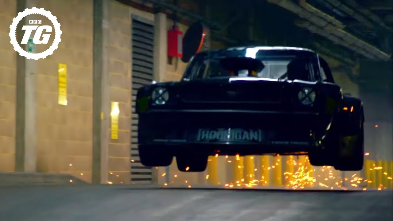 Ford Mustang 5.0 V8 Royal Crimson GT Performance - BURNOUT \u0026 SOUND!