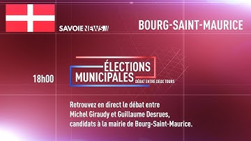 #DIRECT Municipales 2020 : Débat Bourg Saint Maurice, face à face, Michel Giraudy-Guillaume Desrues