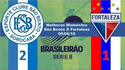 São Bento x Fortaleza - Melhores Momentos - 09/06/18.