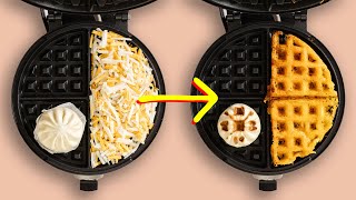 Will it Waffle? Testing my Grocery HAUL in a Waffle Maker | COOK WITH ME episode 20