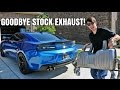 NEW EXHAUST! My Camaro GETS LOUD!