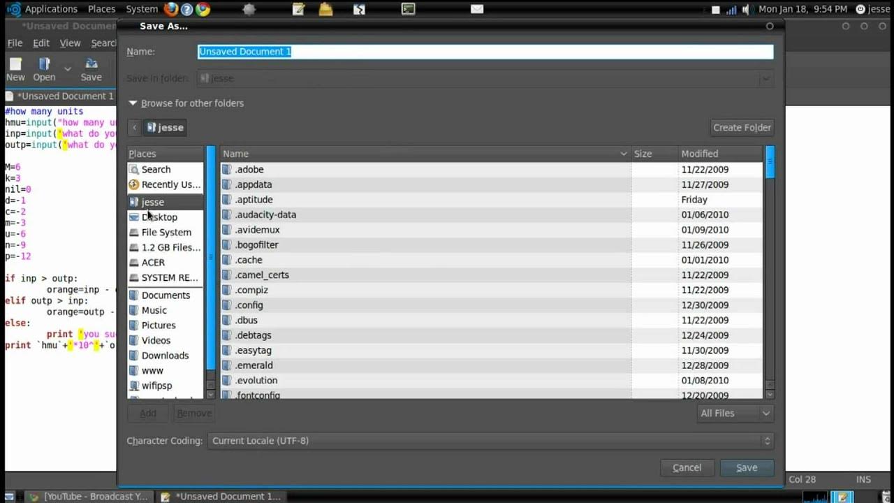 (part 2)how to make a metric converter in python on linux - YouTube