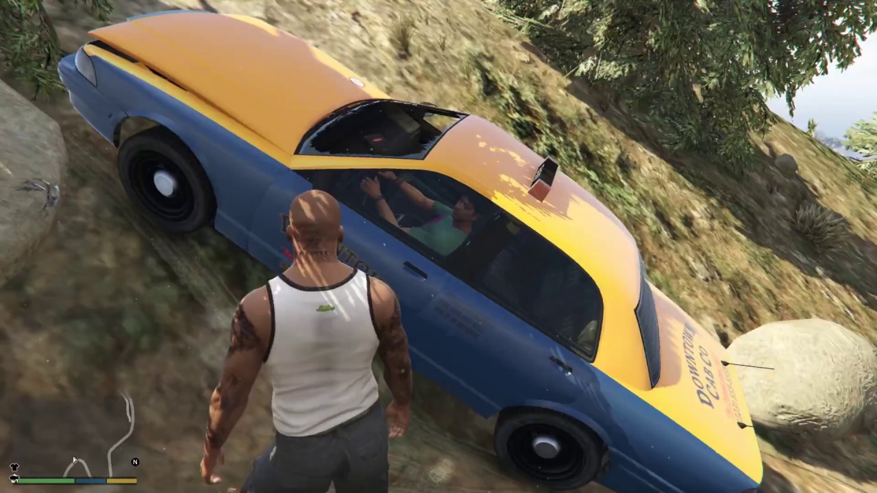 GTA5 – 2019-08-11th – Franklin – Taxi Adventures – I Wonder Where He's Gonna Go