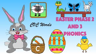 Easter Phonics - Phase 2 and 3 CVC words - Easter Egg Factory by Learning with Lisa 520 views 2 years ago 11 minutes, 6 seconds