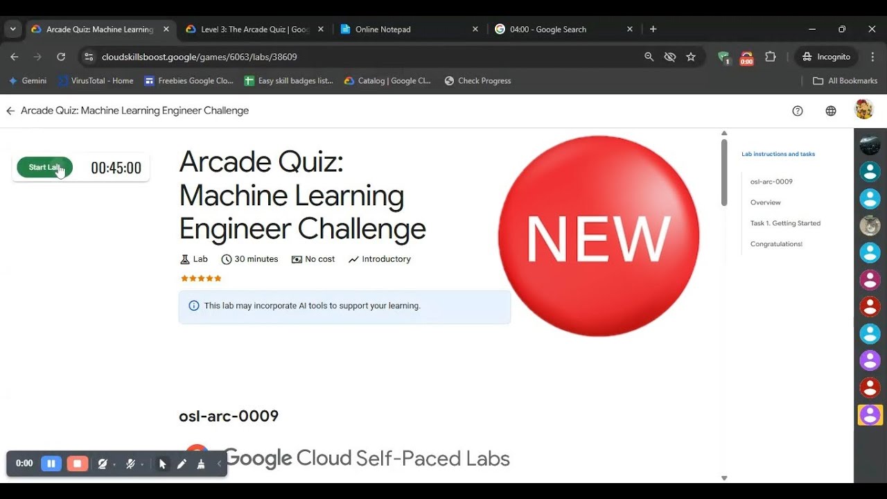 Osl Machine Learning Arcade Quiz: Machine Learning Engineer Challenge || osl-arc-0009 ...