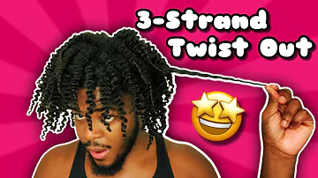 Men’s 3-Strand Twist-Out Tutorial!🤯