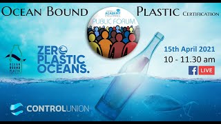 Ocean Bound Plastic Certification - CU Phil Public Forum