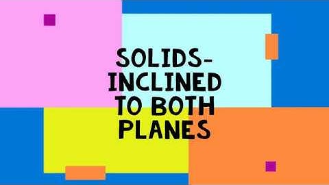 Problem-2.1 KTU-Engineering Graphics-Module-2; Projection of solids