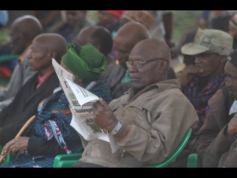 BARAZA LA WAZEE LIWALE LAINGILIA KATI SUALA LA KIPEPERUSHI