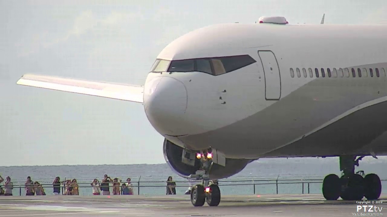 Roman Abramovich Boeing 767 P4 Mes The Bandit Departs Sxm On 1 6 2019