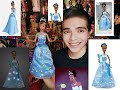 " MUÑECA TIANA CON LUZ Y SONIDO - Tiana Doll with Light-Up Dress "