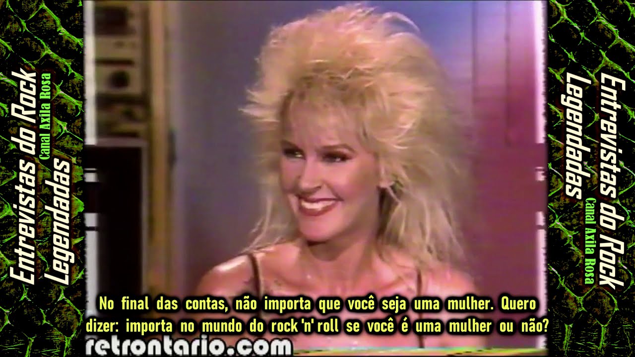 Entrevista com Lita Ford (ex-The Runaways) no MuchMusic, 1988 [Entrevistas de Rock Legendadas PT-BR]