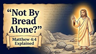 'Why Jesus Said Man Shall Not Live By Bread Alone (Explained Clearly)'