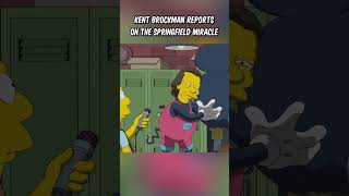 Kent Brockman On The Miracle #shorts #simpsons