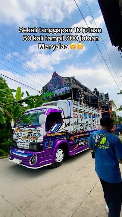 Sound horeg naik truk Al pro audio pati