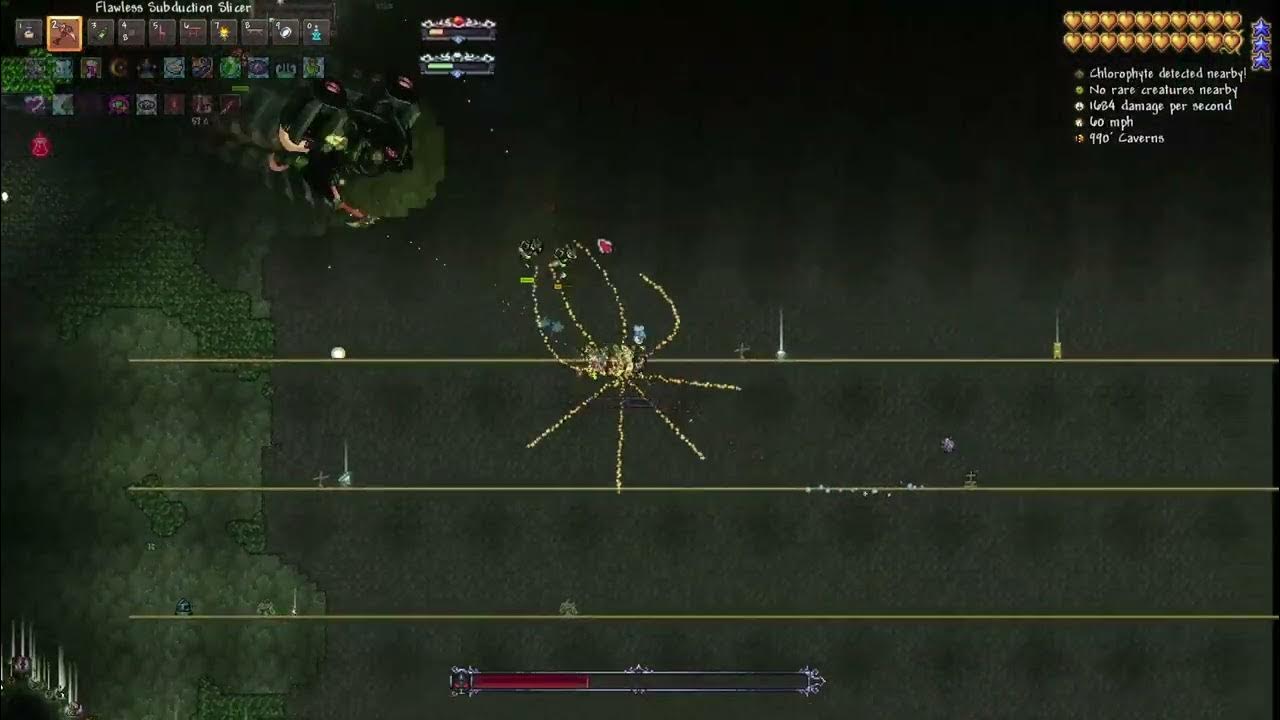 Terraria Calamity (Infernum Mode) Boss Fight The Plaguebringer Goliath