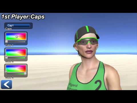 Volleyball Unbound -Pro Beach Volleyball Character Creation