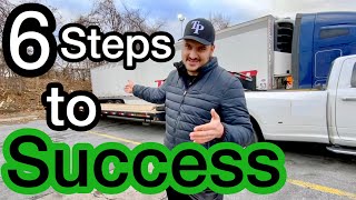 TOP 6 Things I DID made me SUCCESSFUL in HOTSHOT TRUCKING