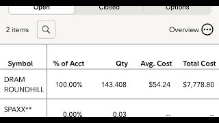 DRAM ETF BUYING DAILY DAY #1 #etf #drametf #stock #stockmarket #portfolio #memory #ai #tech #reels