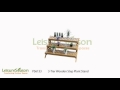 PS6133 Decorative and functional 3-tiered wooden outdoor and indoor plant stand PS6133 Decorative and functional 3-tiered wooden outdoor and indoor plant stand