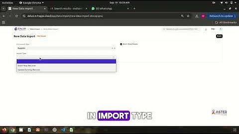 3.How to Import Supplier in ERPNext | Trading Module