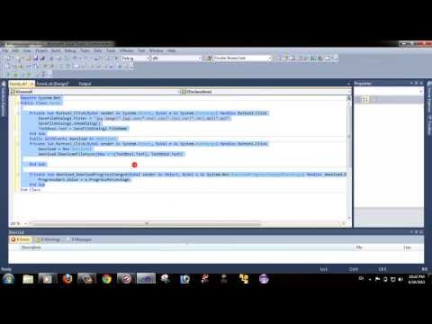 tutorial Downloader visual basic 2010-چۆنیەتی دروستکردنی داونلۆدەر