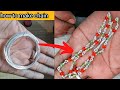 How to Make Crystal Silver Chain| Crystal Silver Chain Making| Jewellery Making -Nadia Jewellery