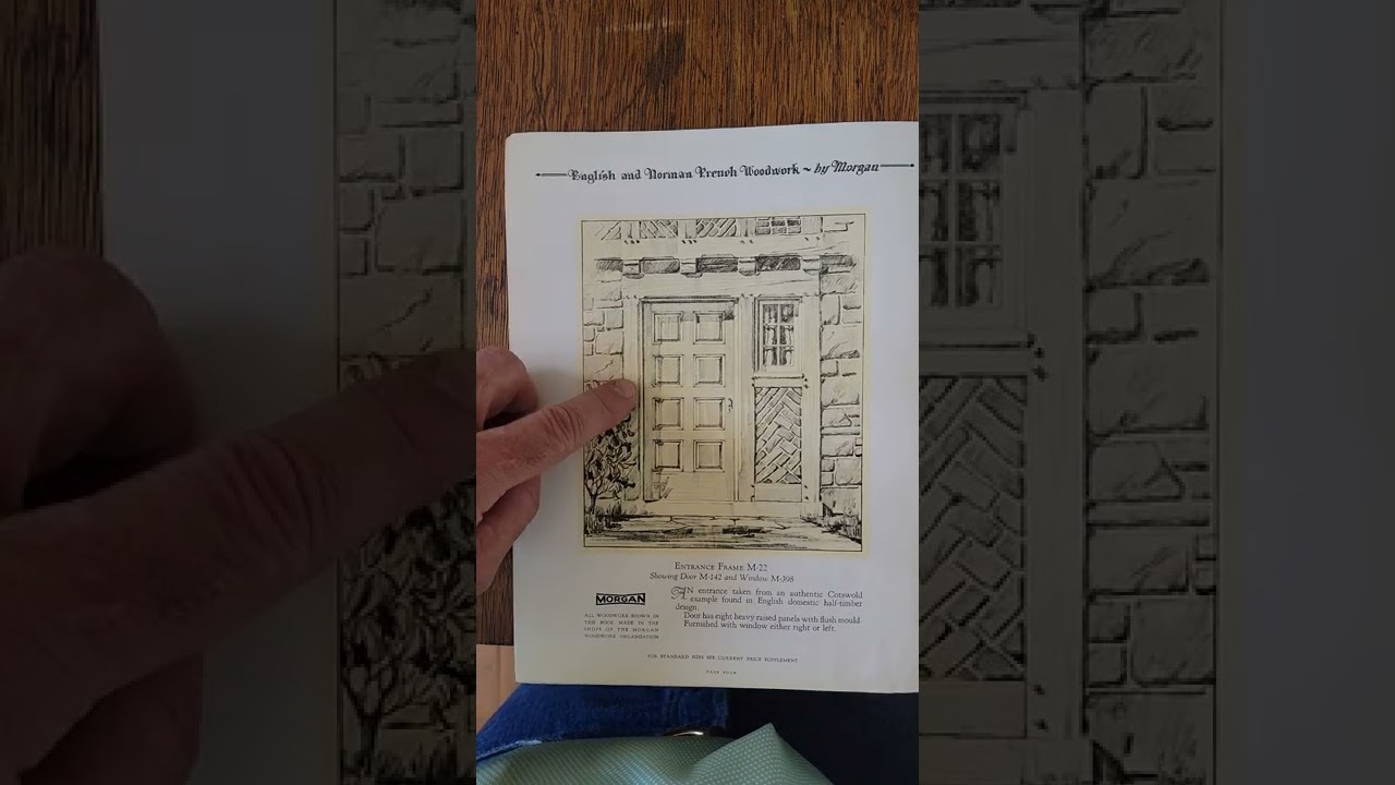 Classic 1920s English and Norman Millwork catalog. Great inspiration.