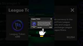 HOW TO GET LEAGUE TOKENS FAST FREE IN EA FC FIFA MOBILE 25 #shorts #fcmobile