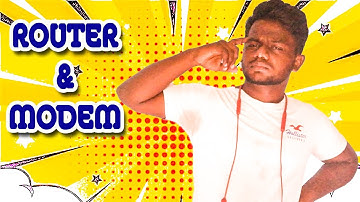 Difference between Router and Modem | Router for Optic Fiber | Tamil | Tech News Sam